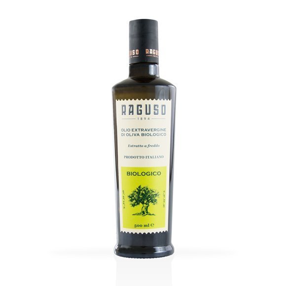 Olio extravergine di oliva BIO RAGUSO in bottiglia da 500 ml